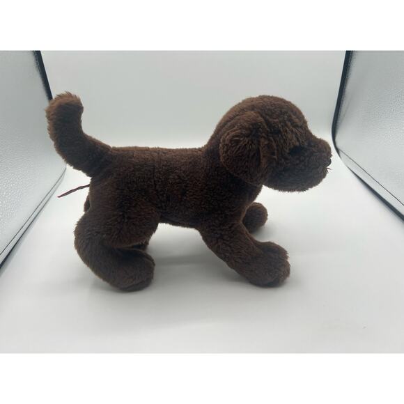 Vintage Chocolate Labrador Retriever Puppy‎ 11.5 Inch Plush Douglas Coddle Dog - Picture 1 of 4